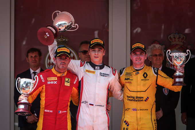 Monaco podium GP2